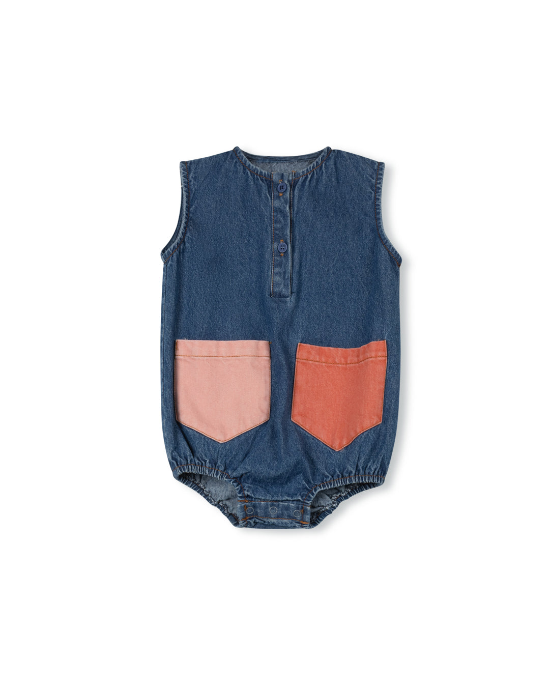 Filer Denim Multicolored Romper