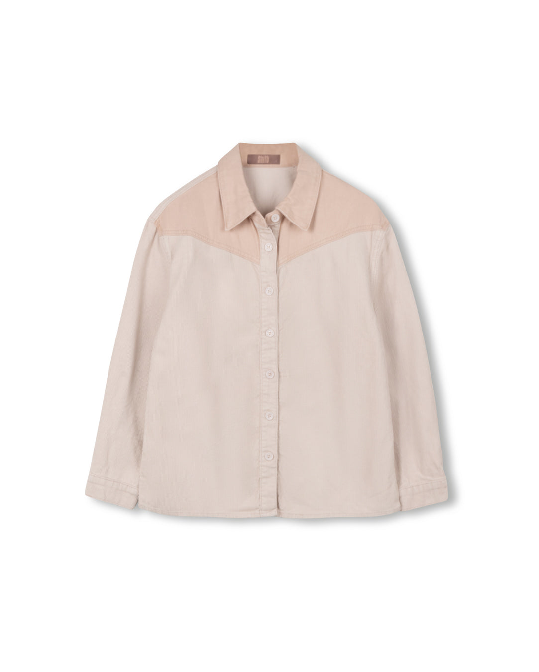 Ribbed Corduroy Shacket W-23046