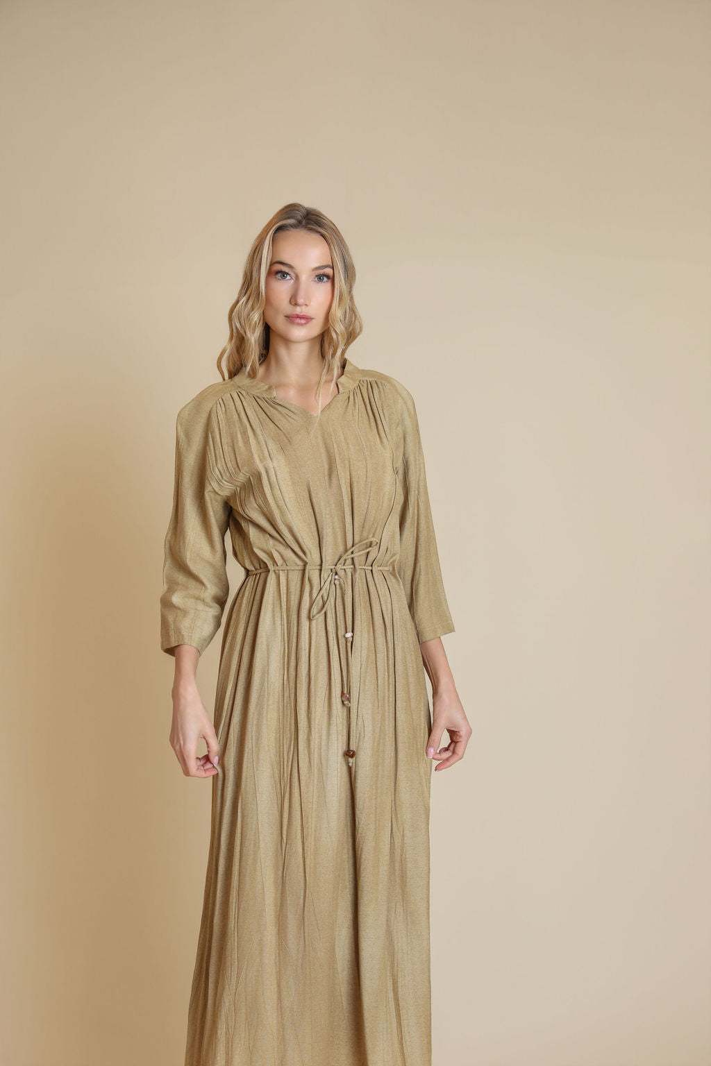 Gauzy Linen Dress - Junees