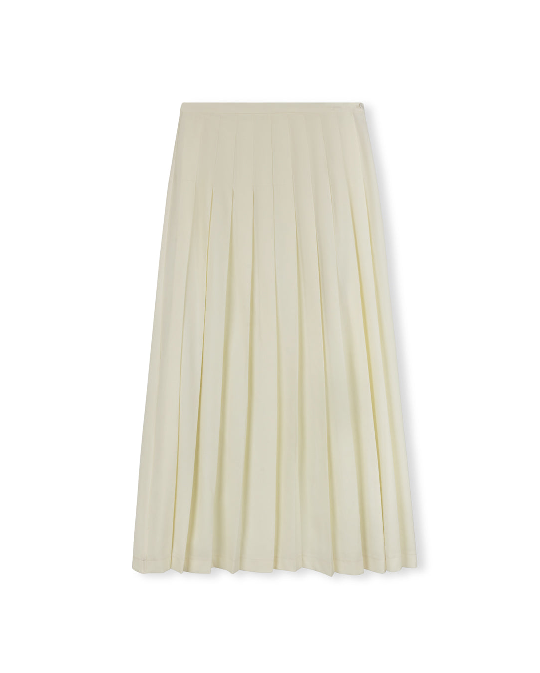 Box Pleat Plaid Maxi Skirt