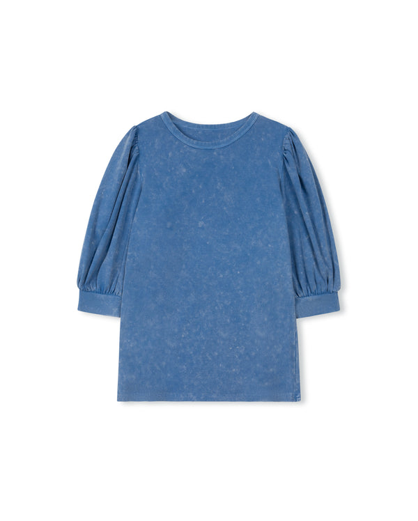 Mineral Wash Puff Sleeve Tee