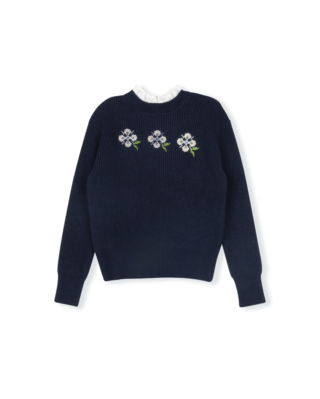 Rodd Knit Flower Sweater C-21554