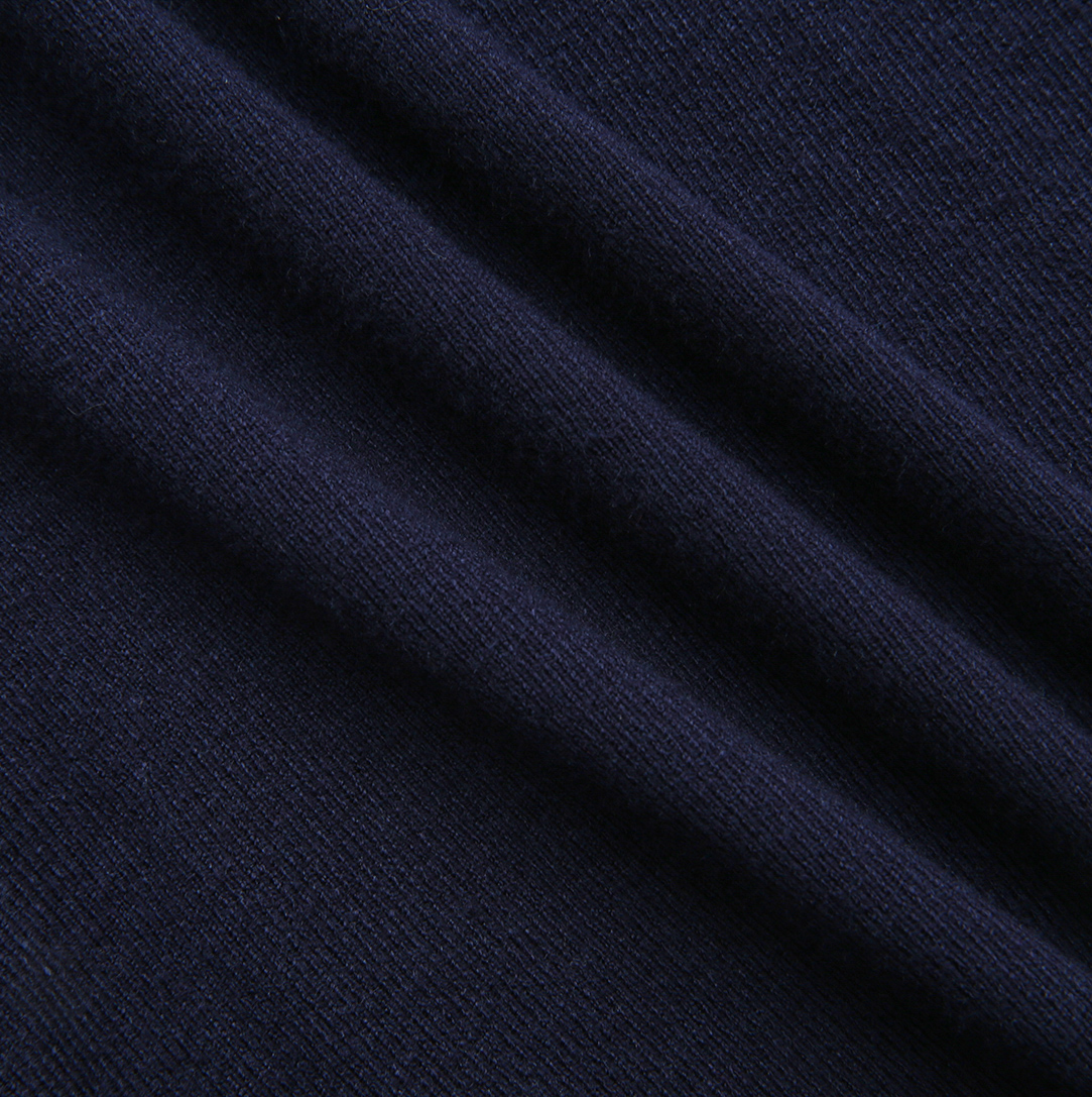 Ribbed Ruffle Mock