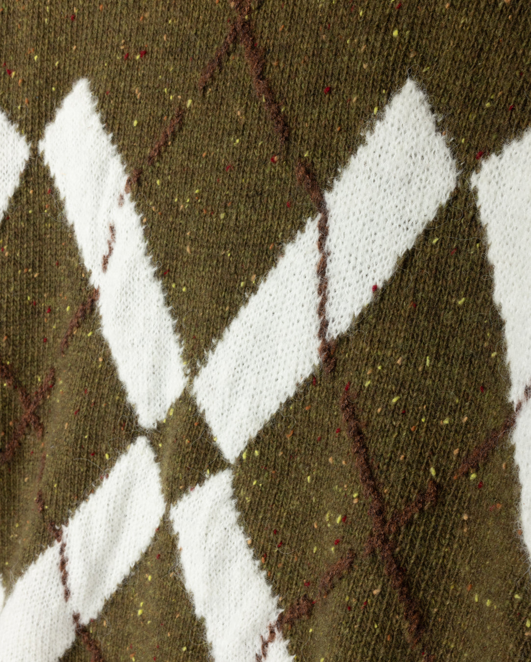 Argyle Knit Sweater W-23251