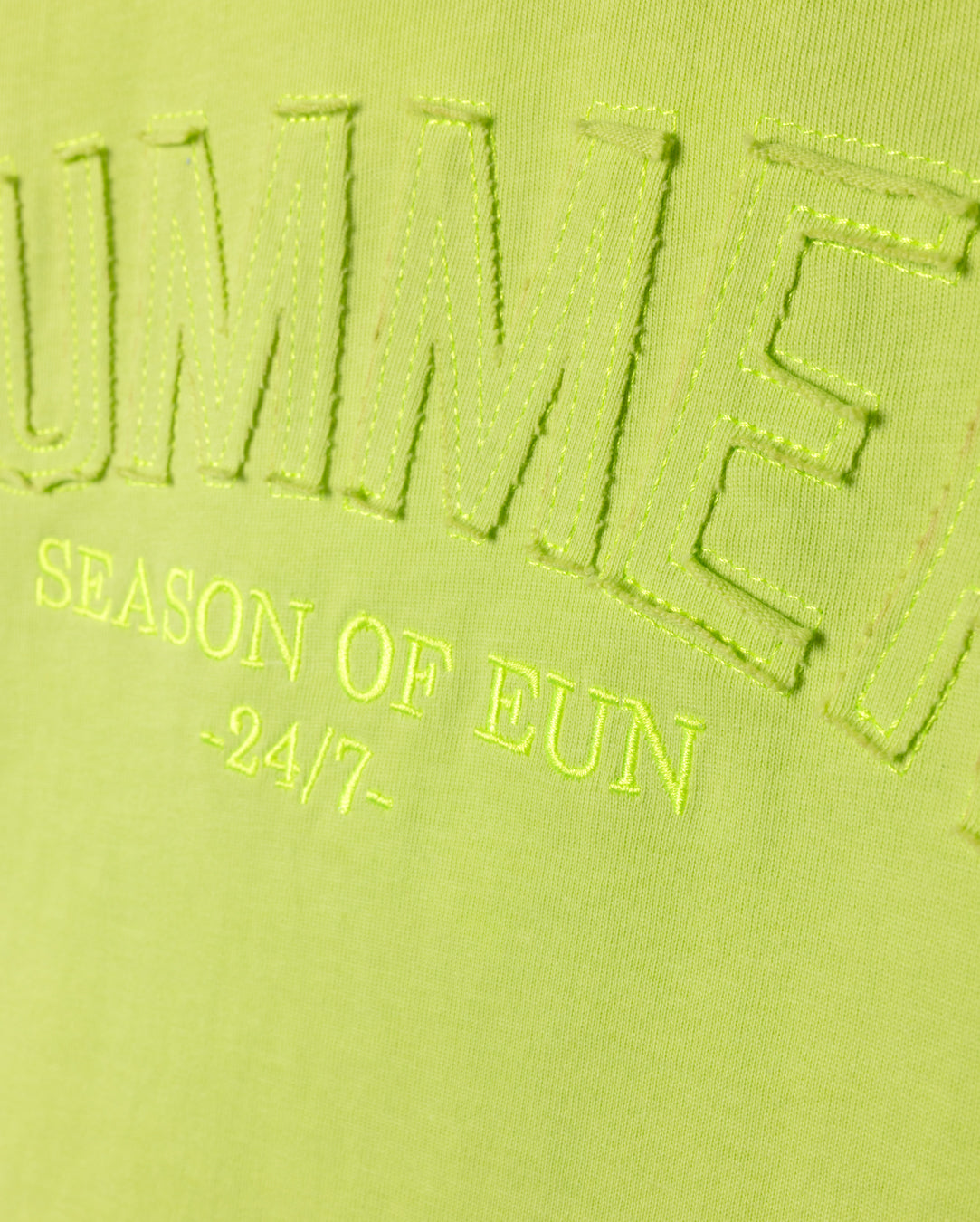 Donny Self Fabric Detailed Tee