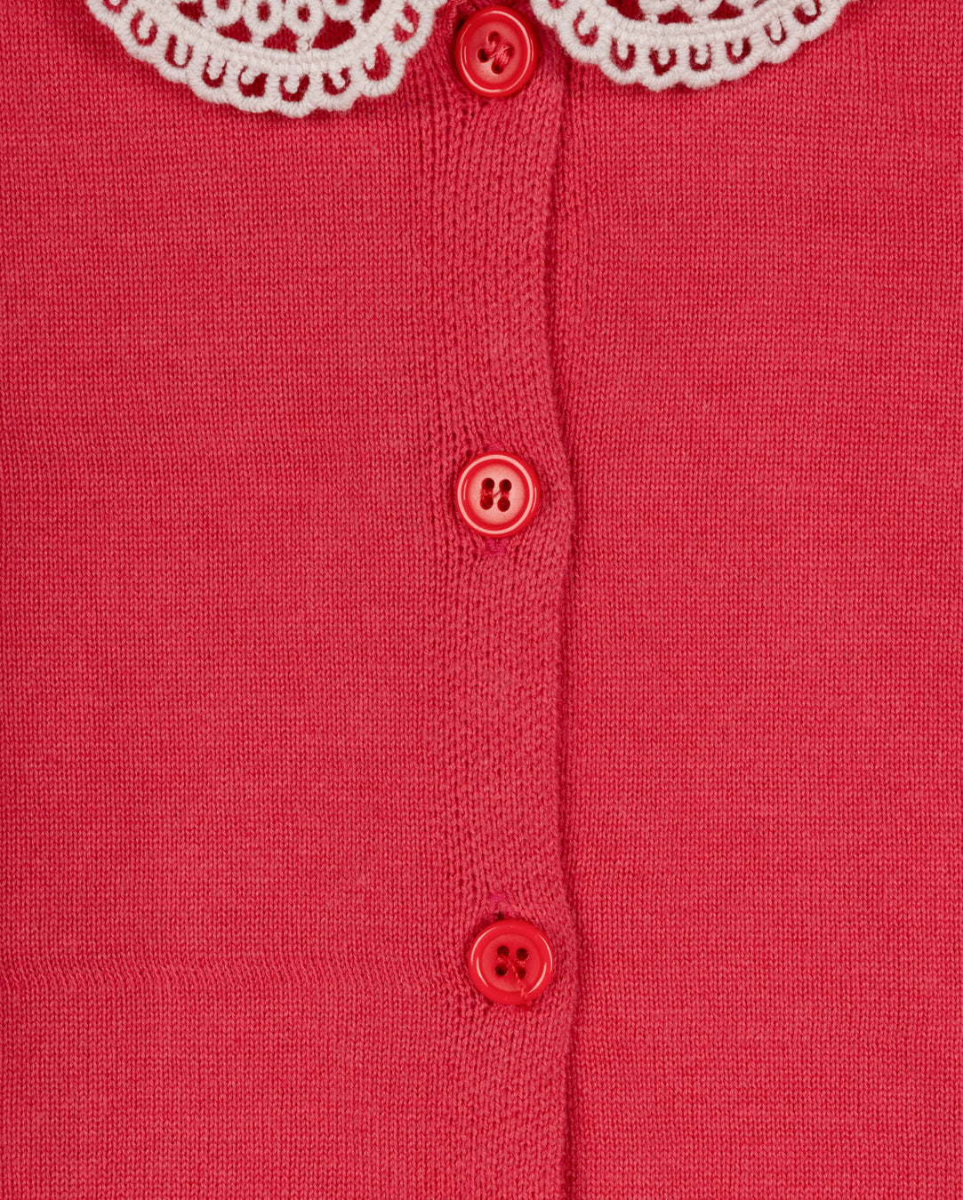 Ezzie Crochet Collared Cardigan