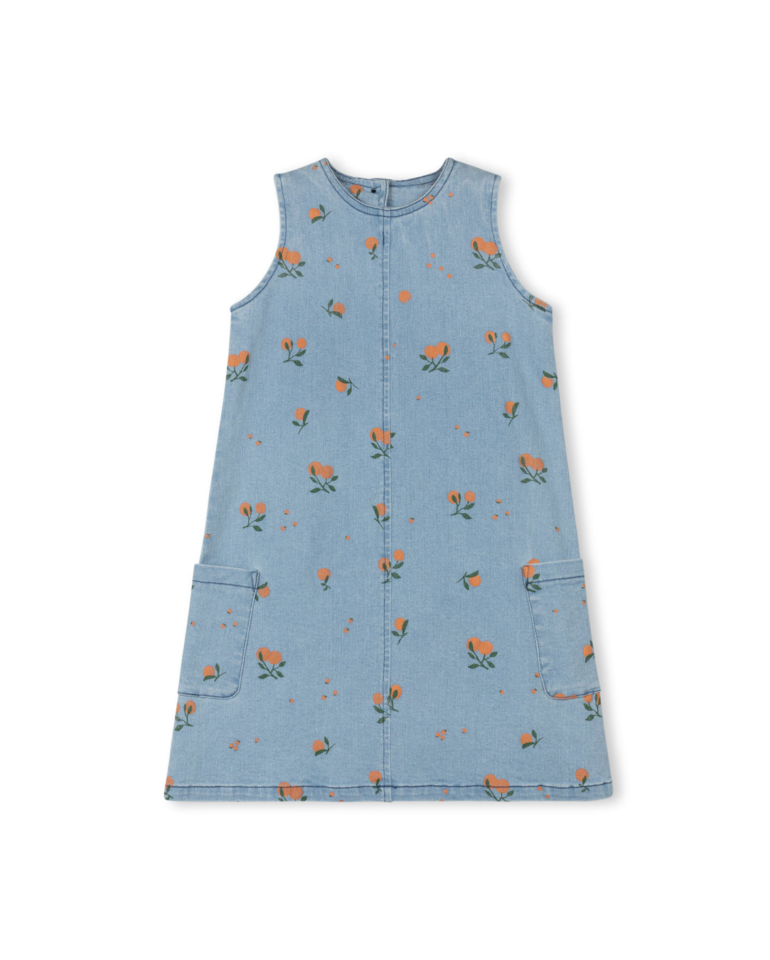 Fruit Printed Denim Jumper