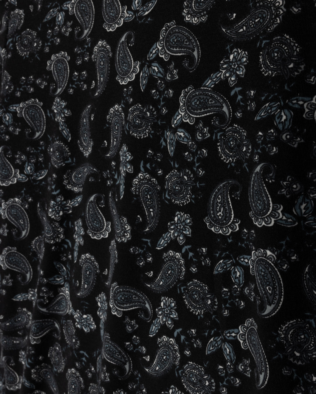 Printed Fitted Mock Neck W-22008