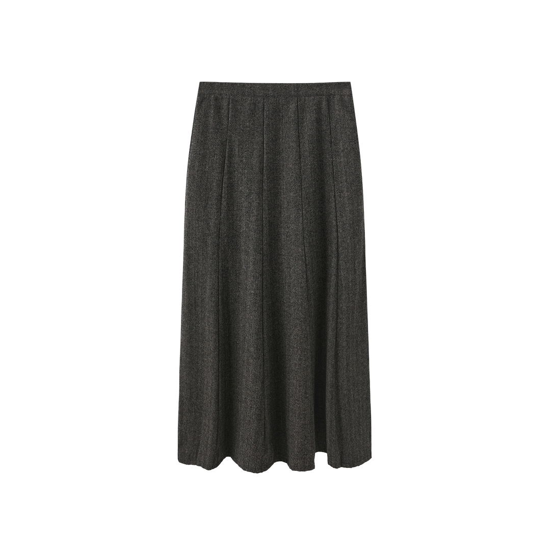 Midi Wool Skirt