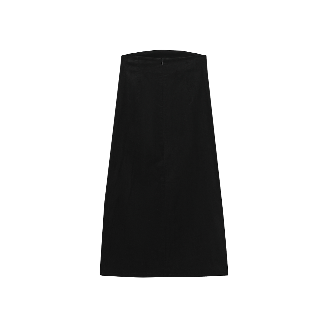Corduroy Slit Pocket Skirt