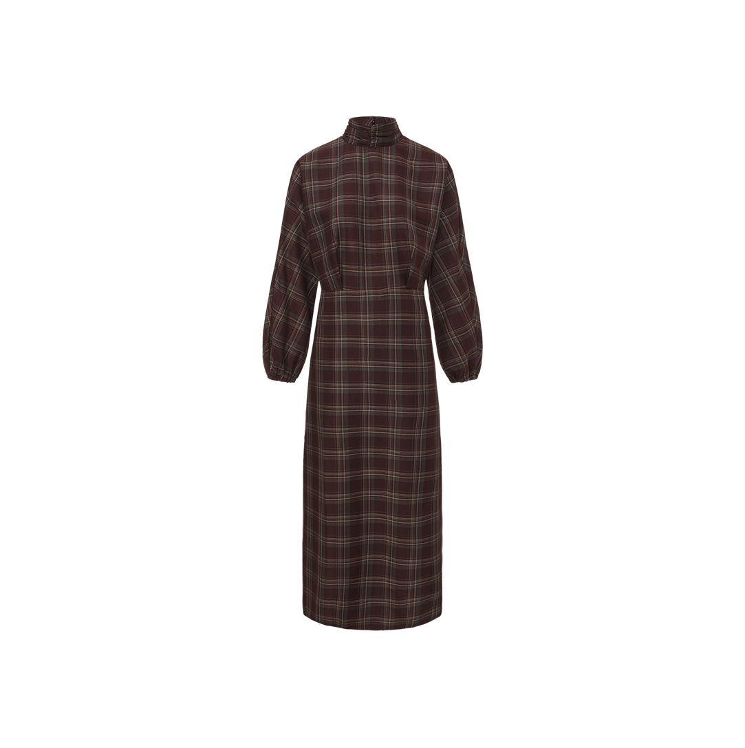 Plaid Waisted Dress