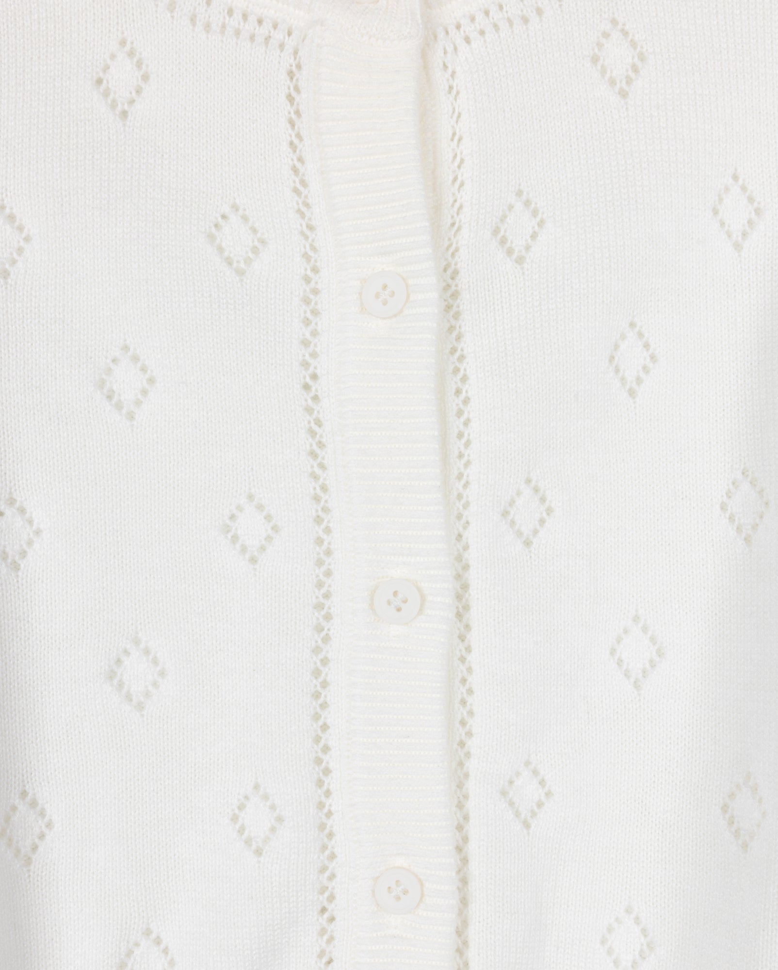 Tip Pointelle Cardigan - Junees