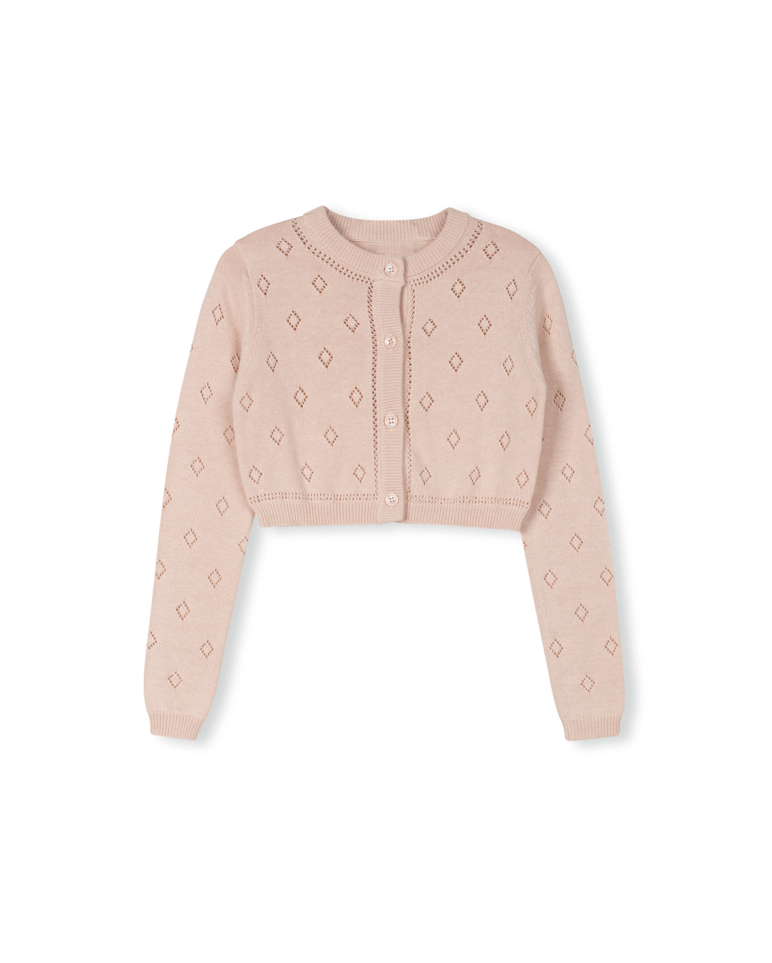 Tip Pointelle Cardigan