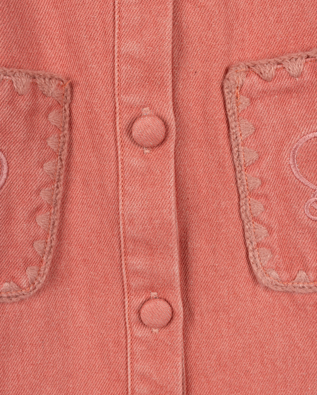 Stitched Detailed Trim Pocket Skirt