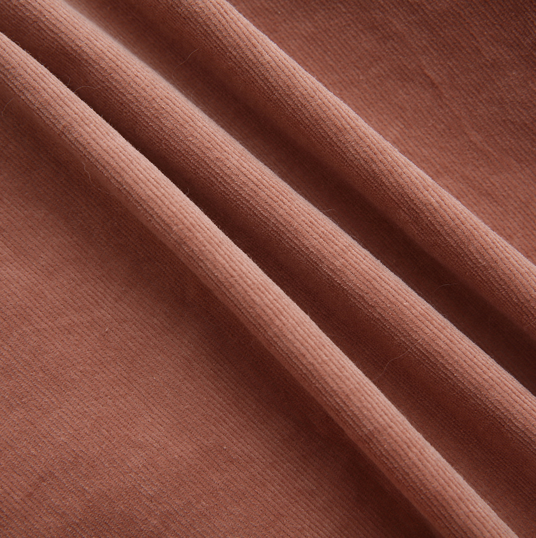 Corduroy Color Cropped Blouse
