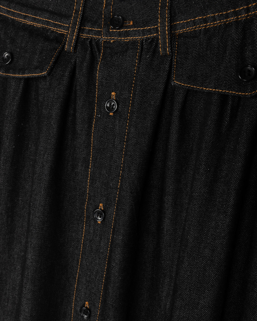 Chambray Denim Flair Skirt - Junees