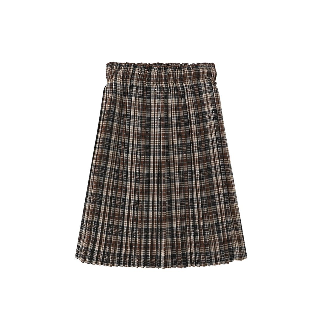 Gail Plaid Pleated Skirt