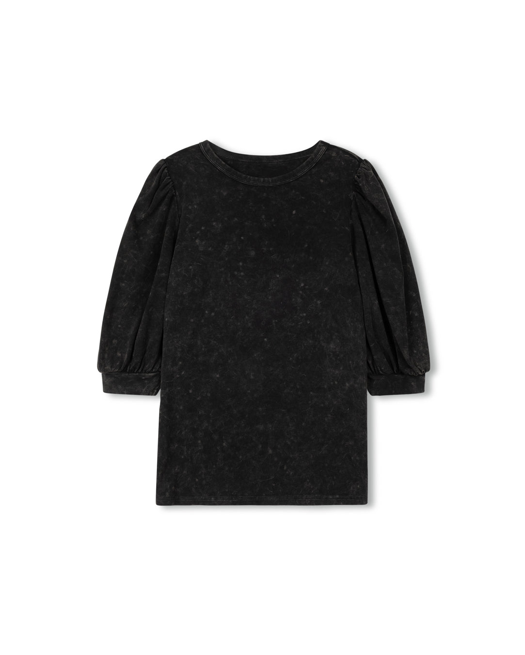 Mineral Wash Puff Sleeve Tee