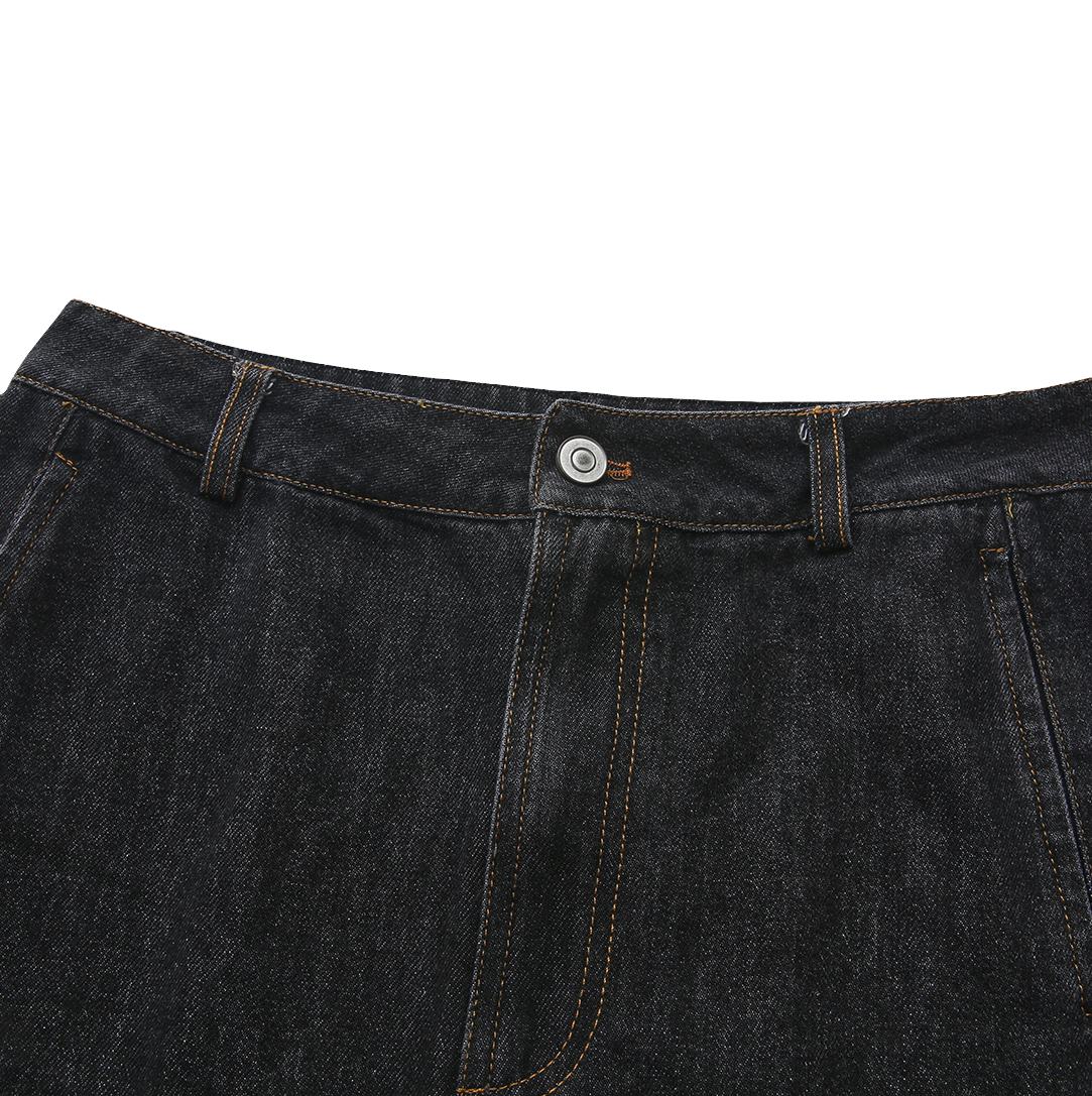 Stitch Denim Skirt