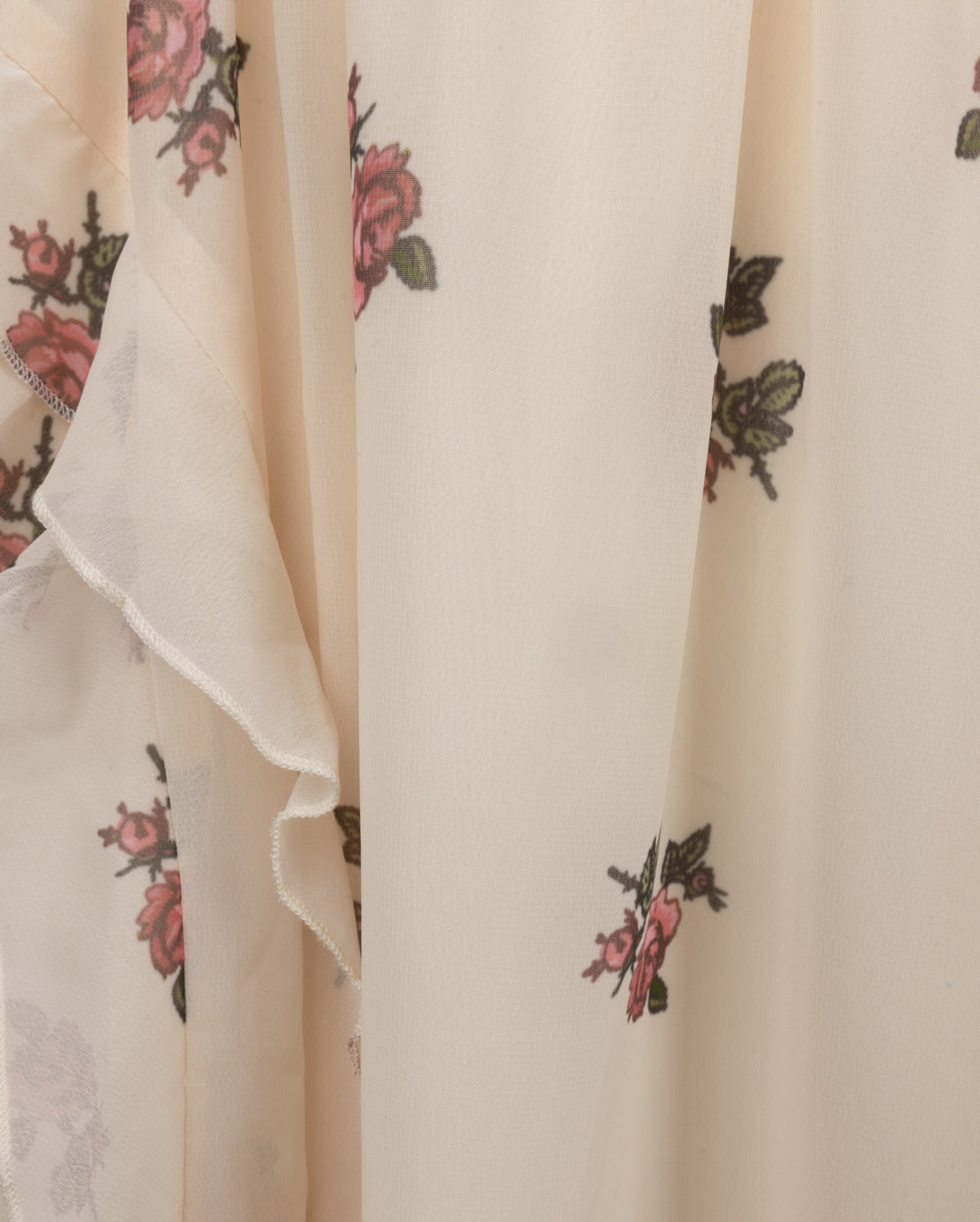 Ruffle Neck Tie Dress