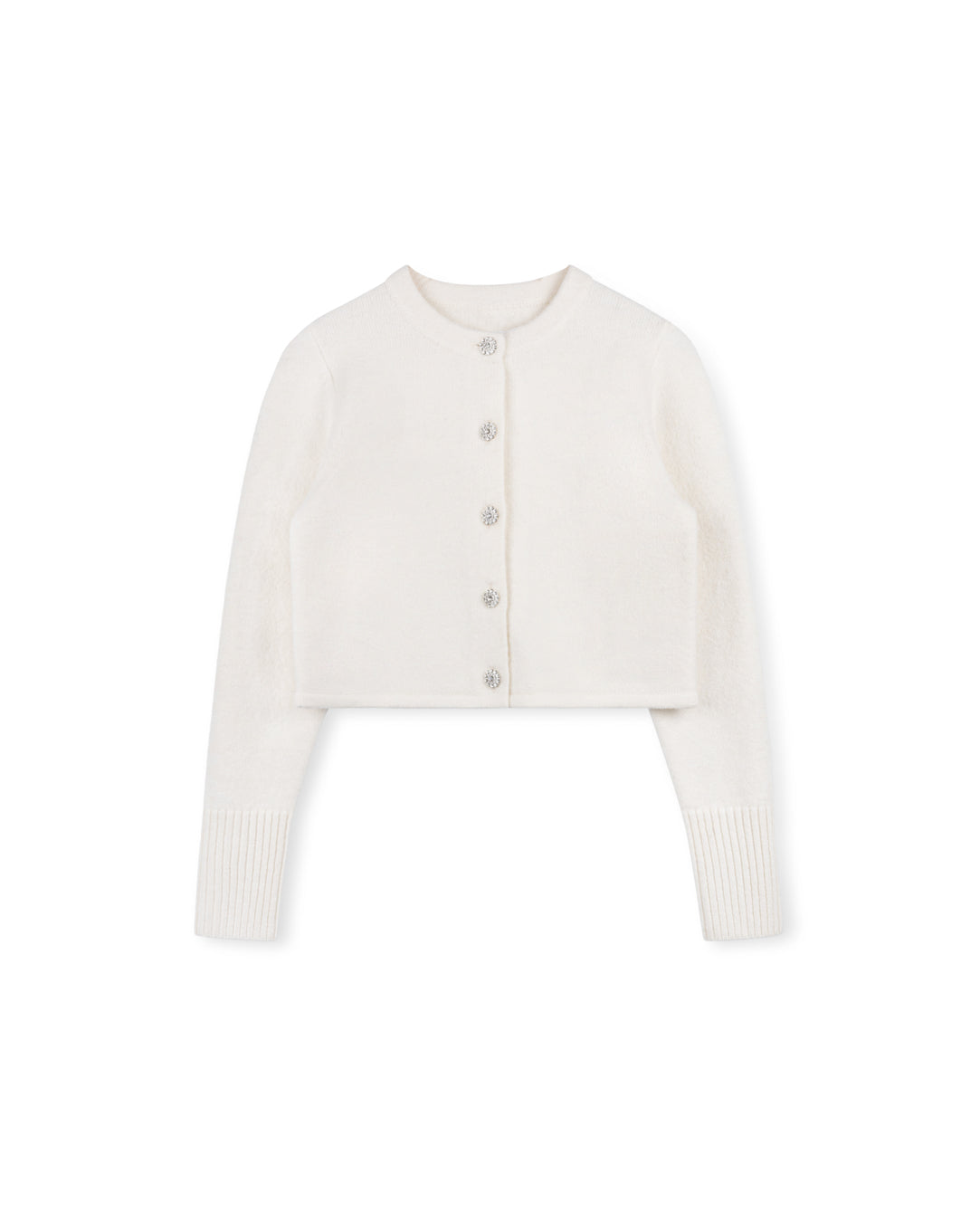 Mohair Flower Button Cardigan - Junees