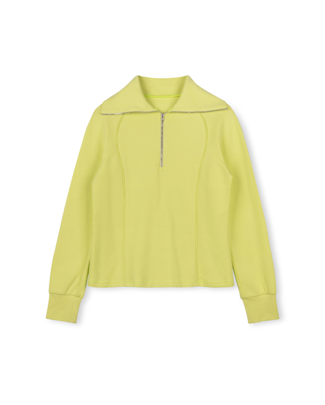 Piped Detailed Quarter Zip W-19596