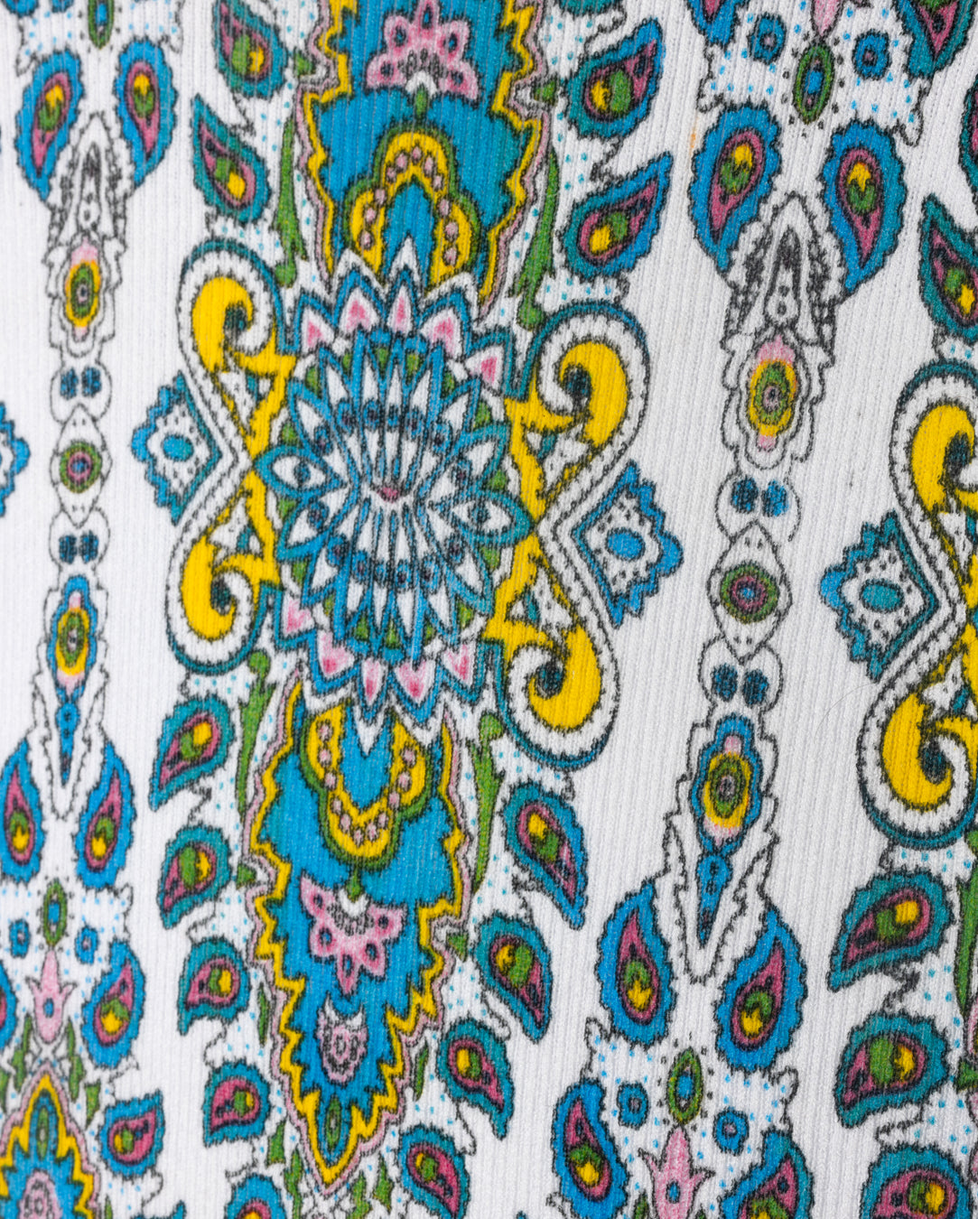 Paisley Ribbed Knit Top