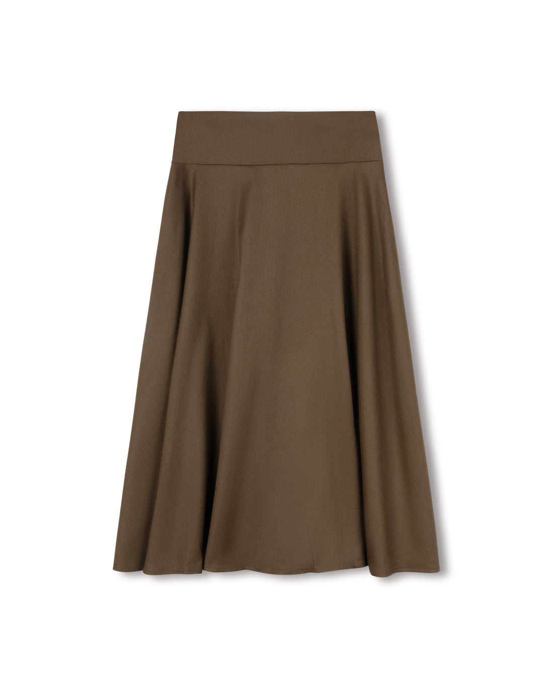 Millie Drop Waist Wool Skirt