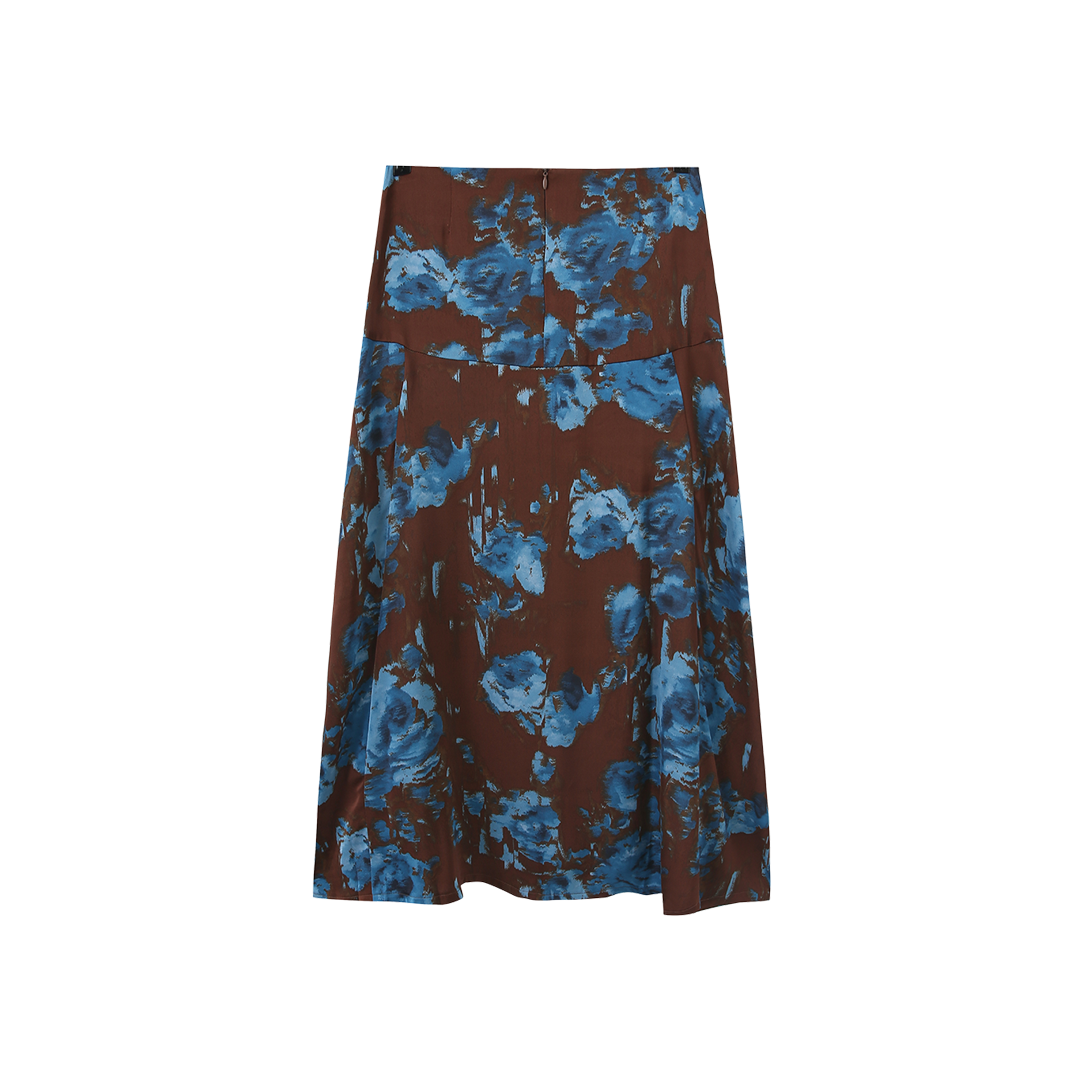Colored Printed Skirt