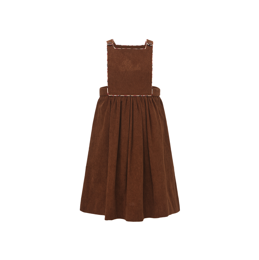 Camas Corduroy Piping Jumper
