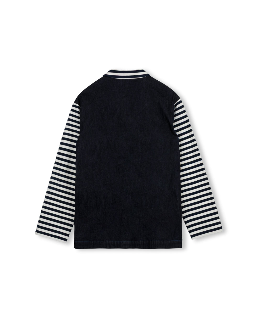 Denim And Jersey Blouse - Junees