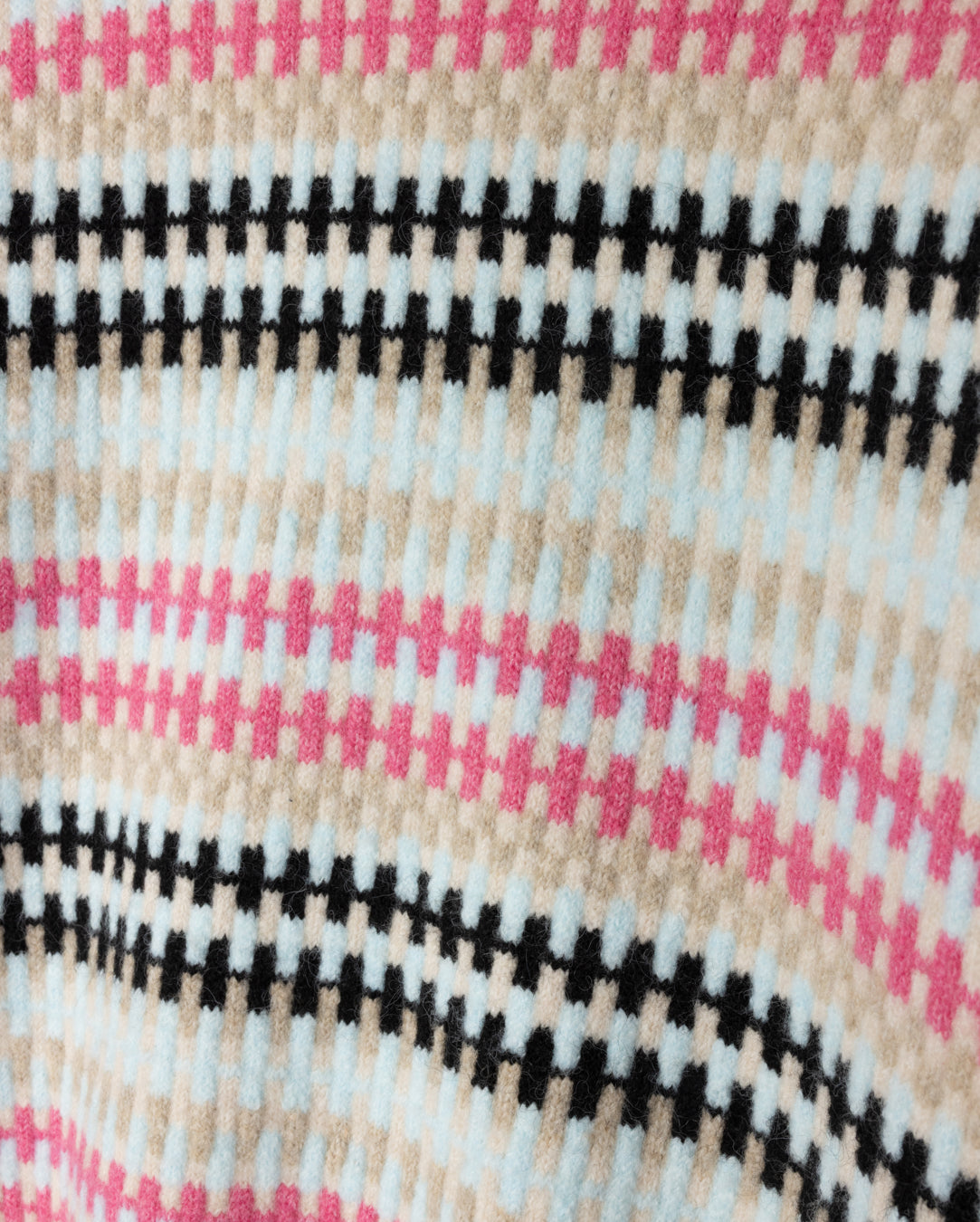 Colorful Waffle Sweater W-22116