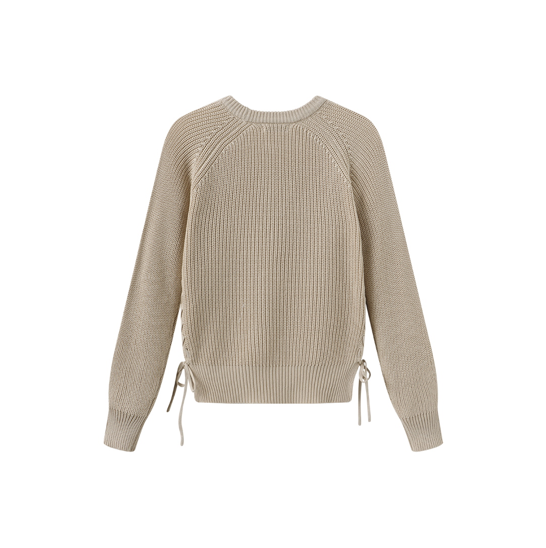 Braid Detailed Knit Top