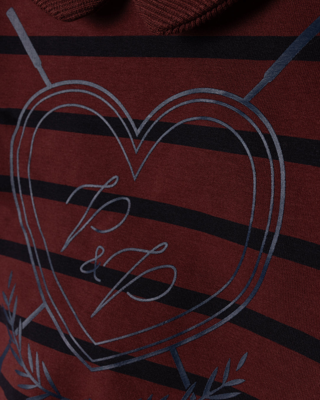 Tema Embroidered Emblem Sweater Set C-23168