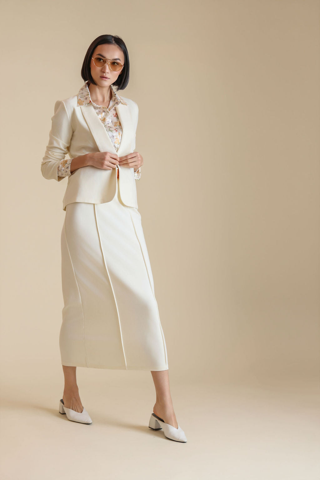 Caleb Ponti Straight Skirt