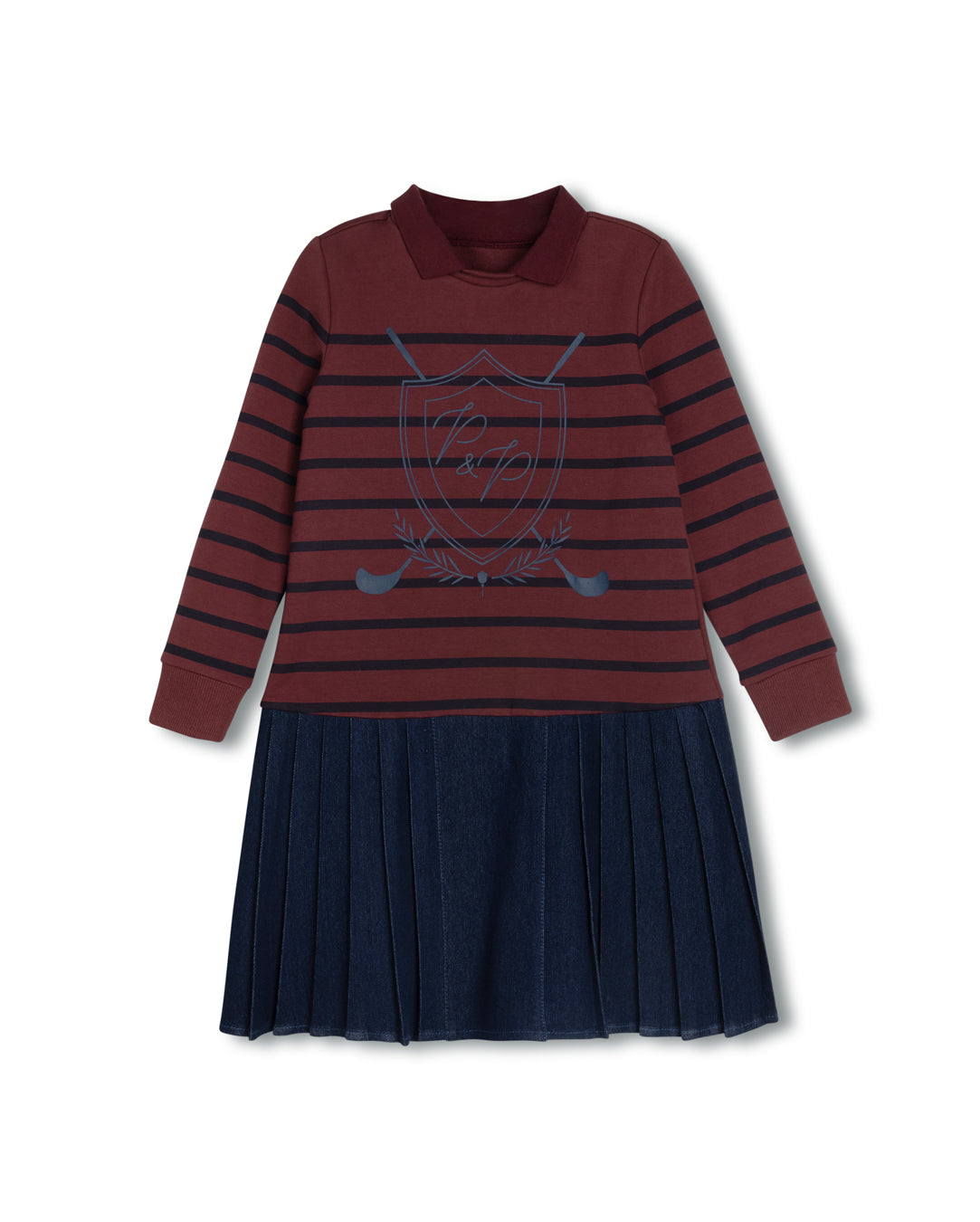 Tema Embroidered Emblem Dress C-22418