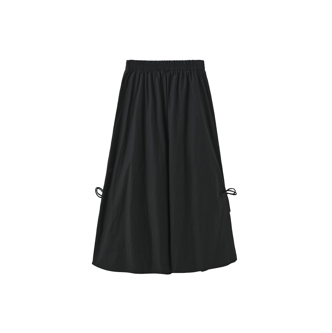 Poplin Bow Detailed Midi Skirt