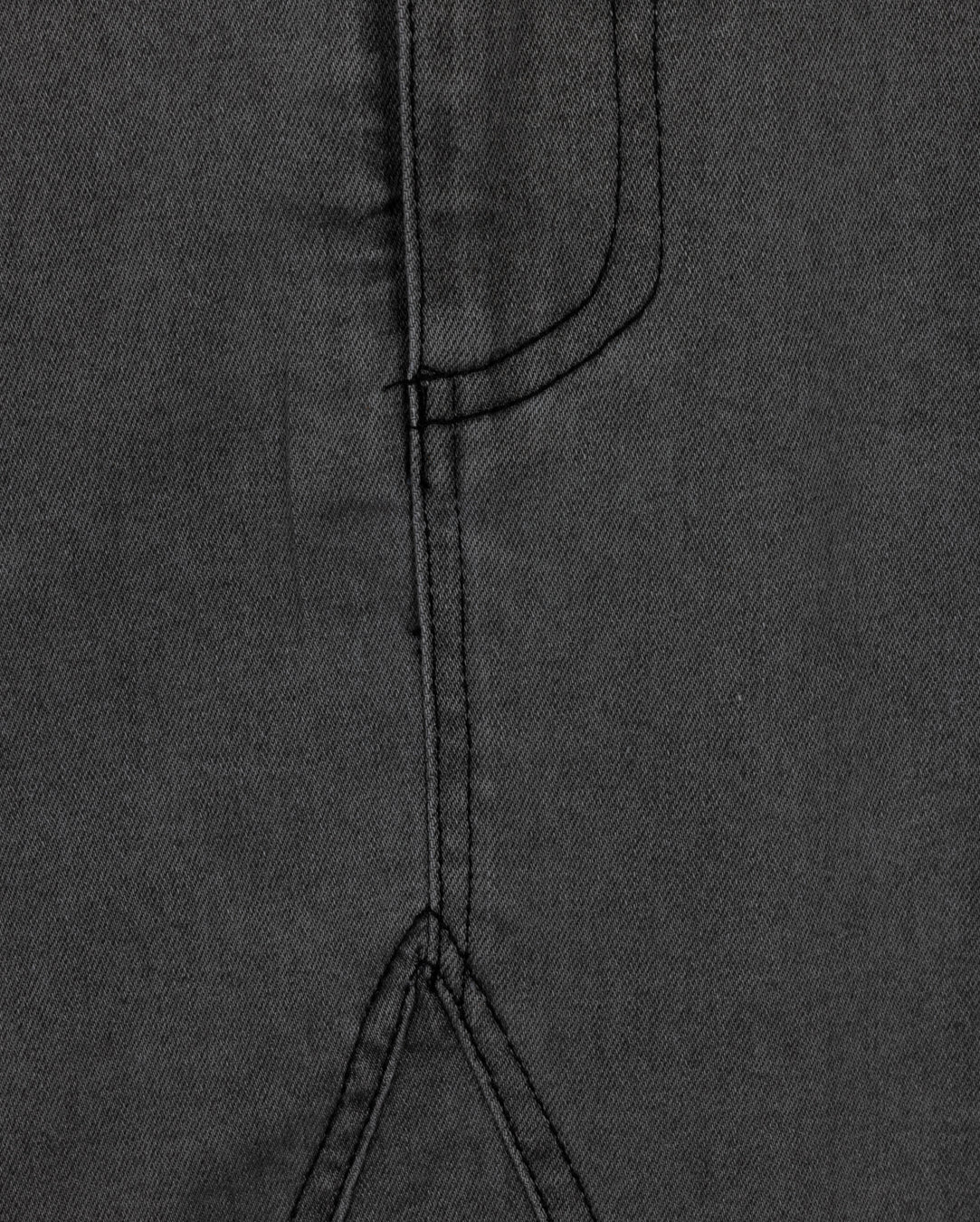 Pocket V Seam Denim Skirt - Junees