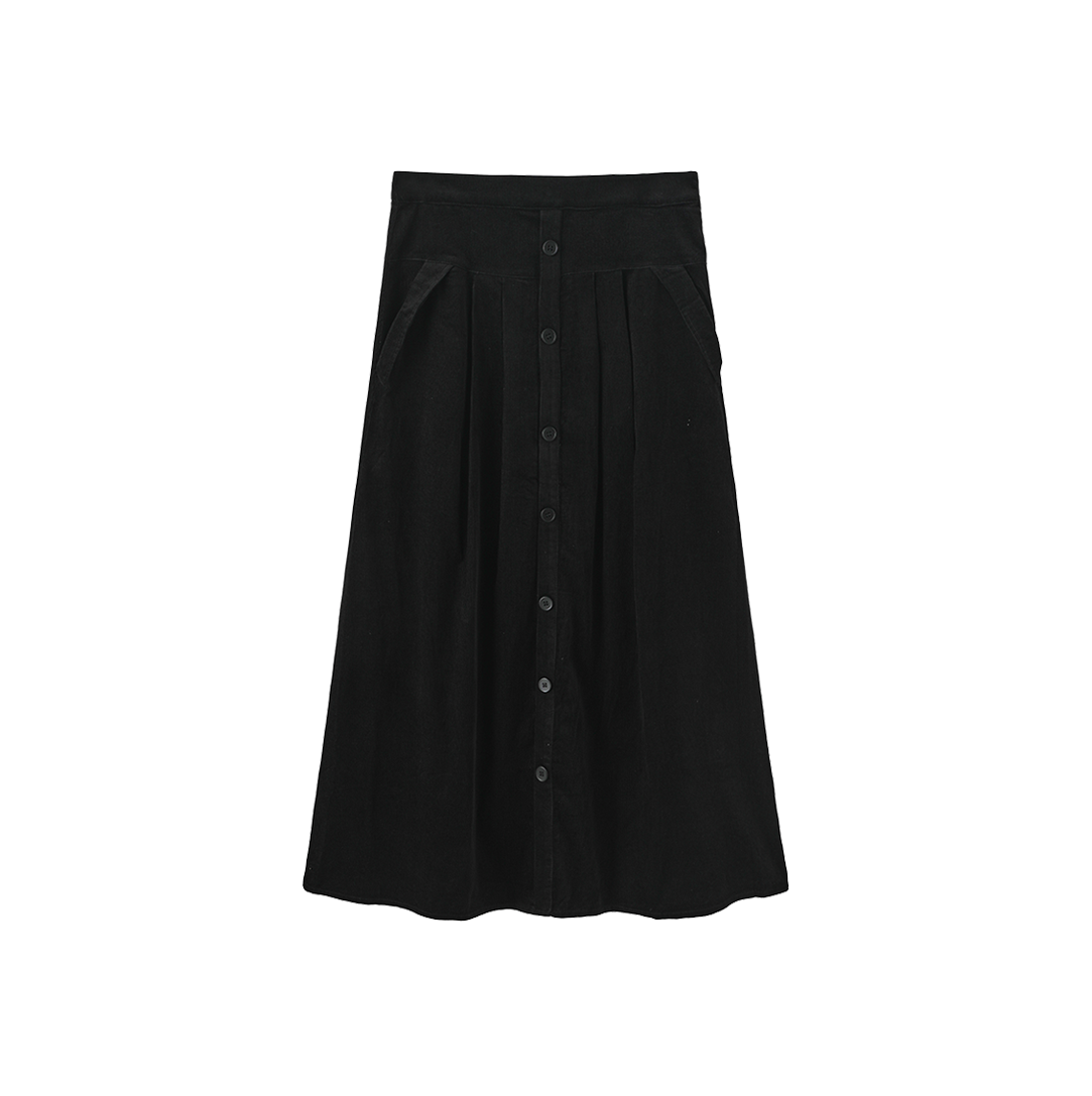 Pocket Detail Corduroy Skirt