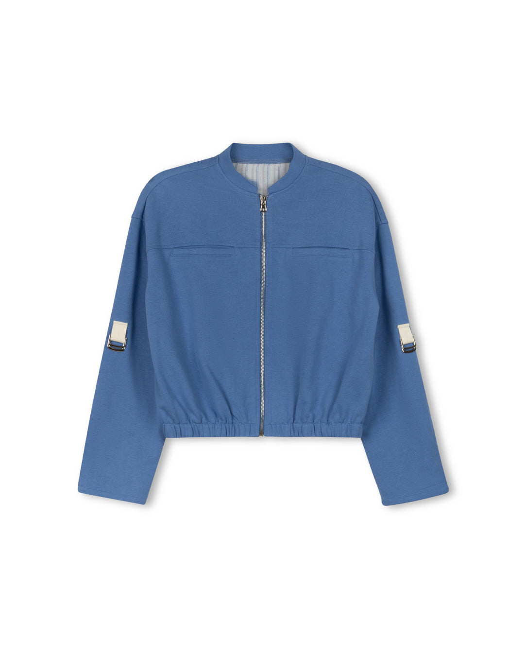 Key Rolled Over Cuff Sweater