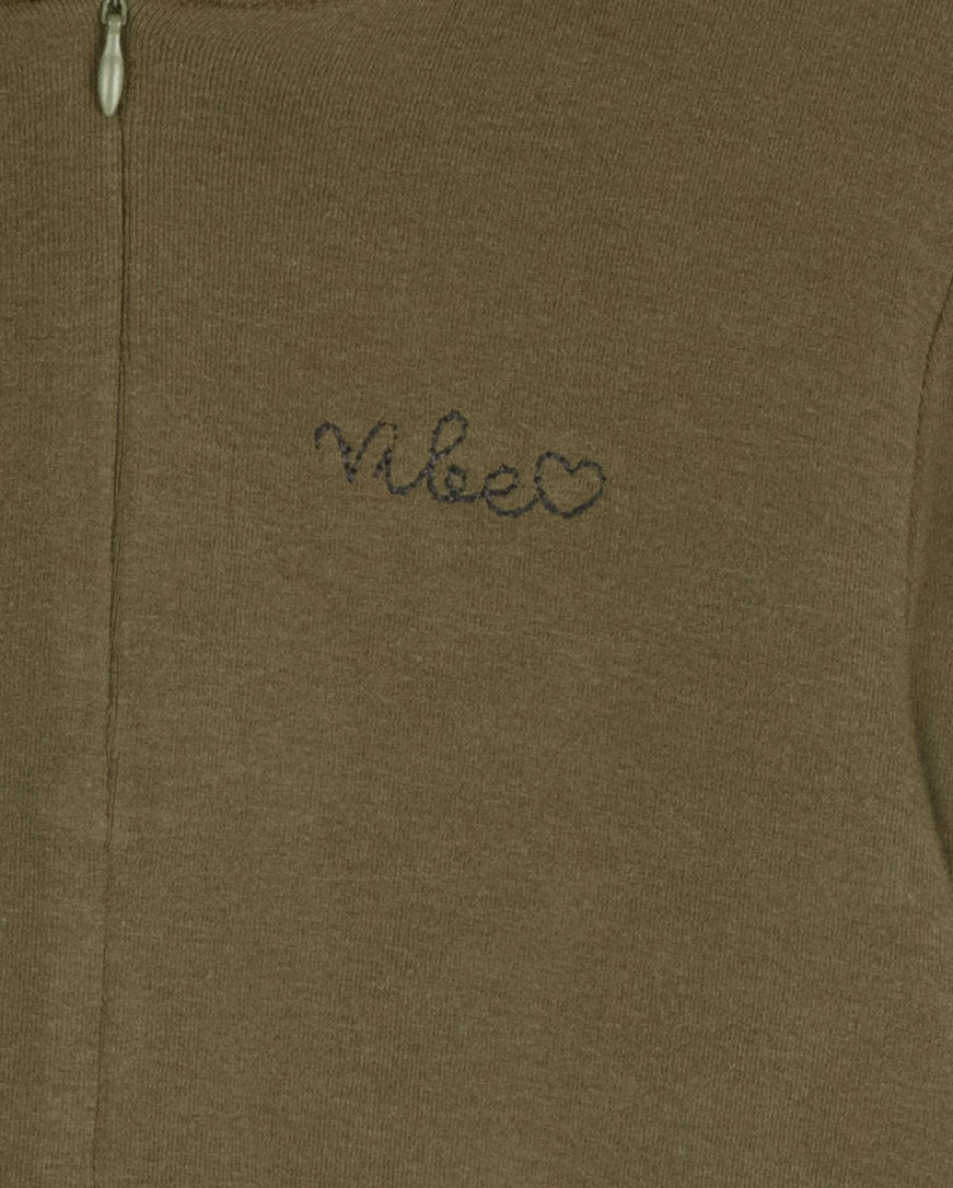 Modal Half Zip Hoodie C-21463