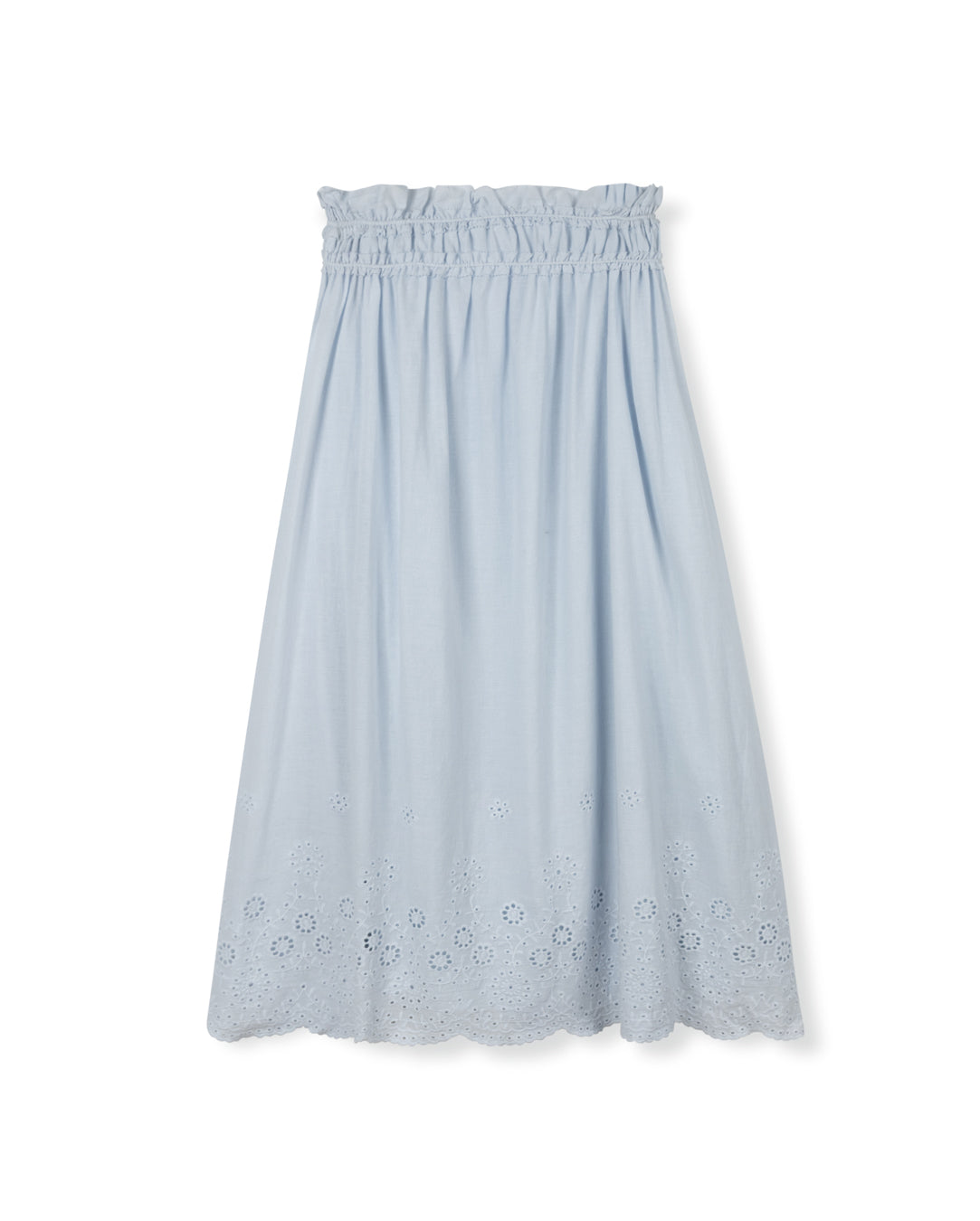 Soft Textured Eyelet Skirt