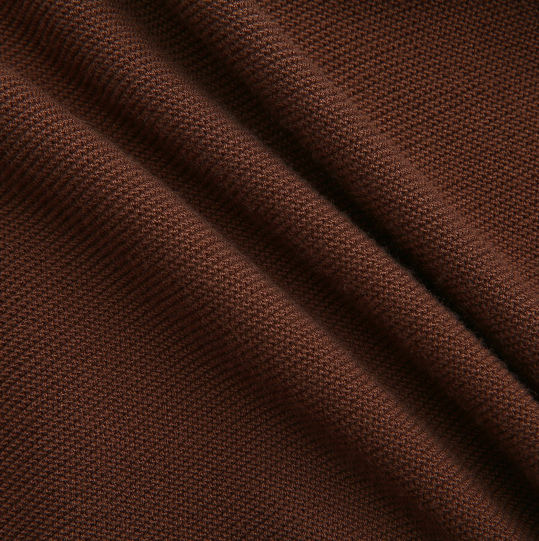 Tone On Tone Silk Knit Dress