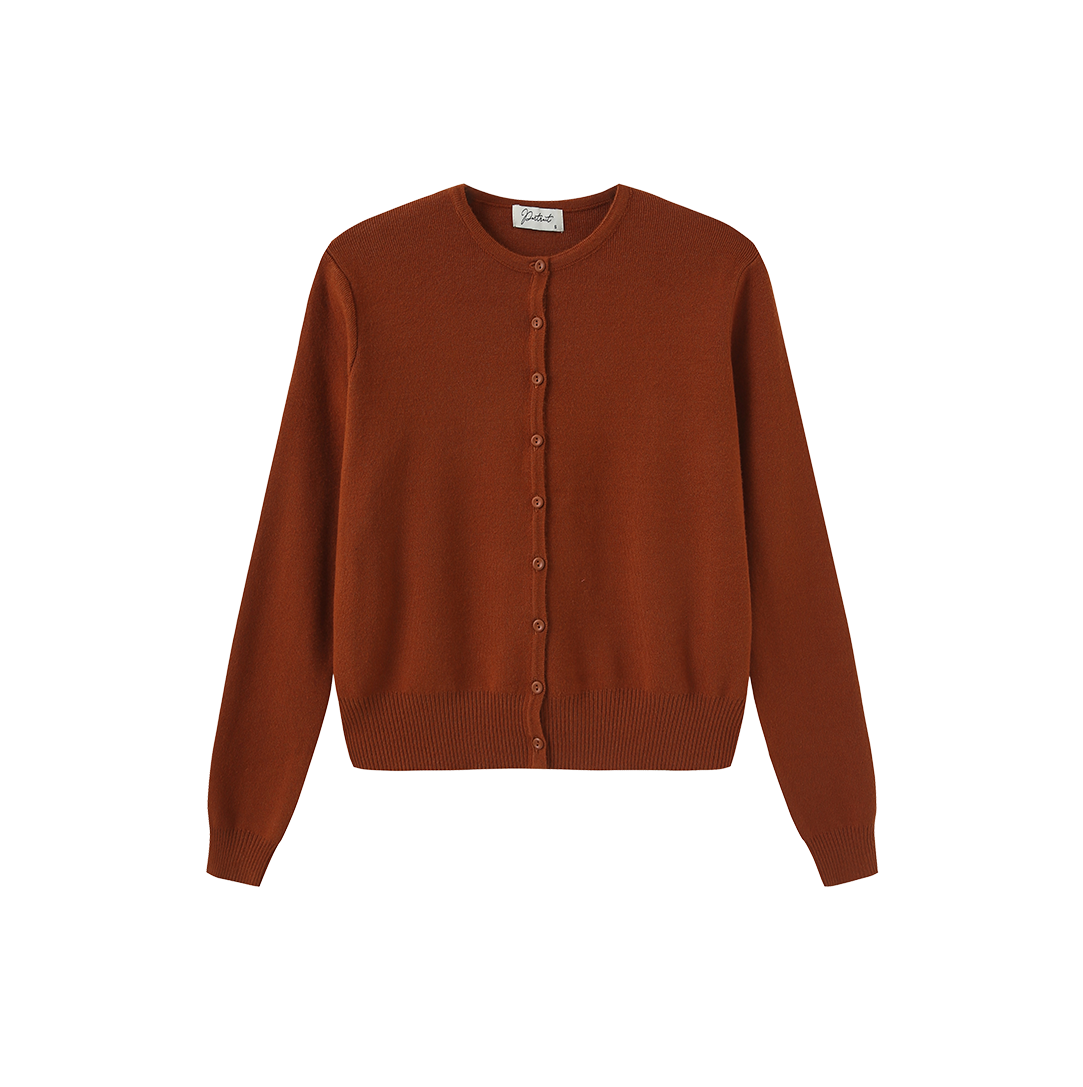 Basic Knit Button Cardigan - Junees