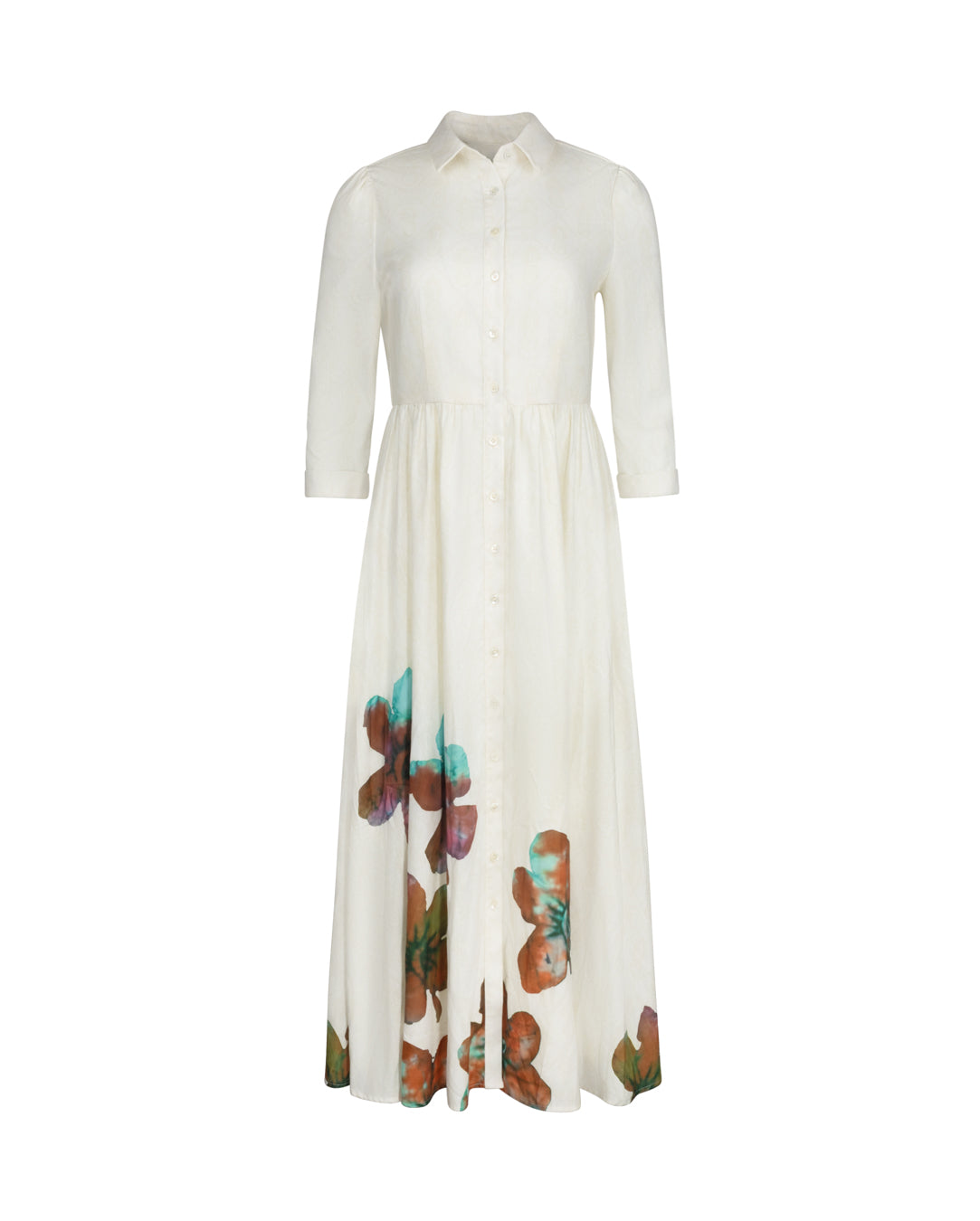 Floral Ptint Linen Dress