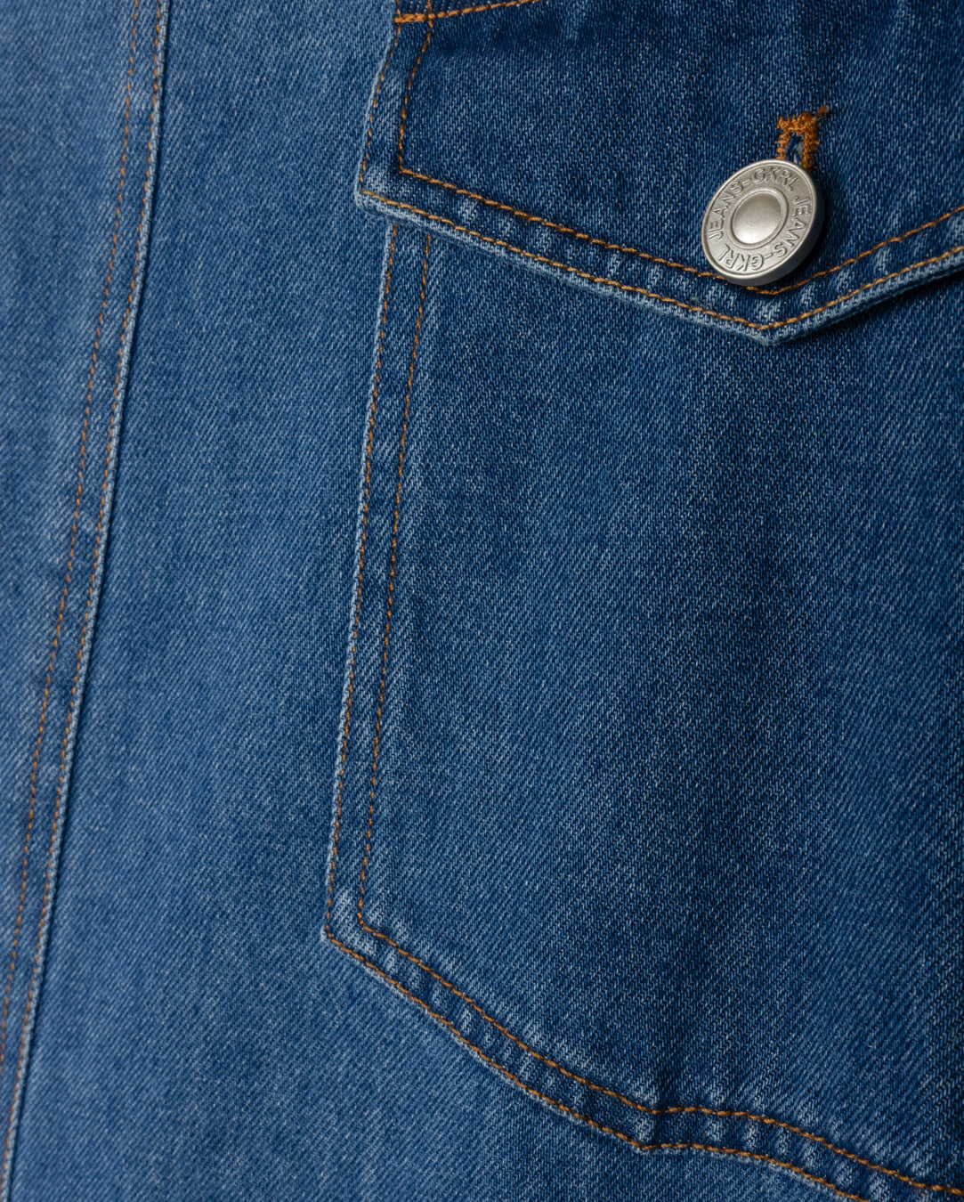 Straight Front Pocket Denim Skirt - Junees