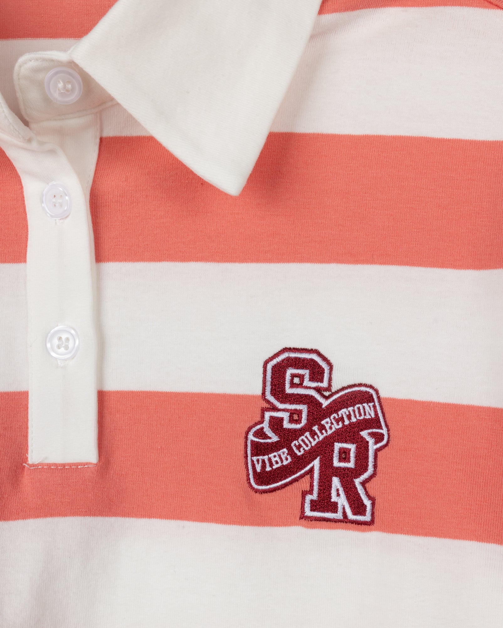 Cropped Striped Off Shoulder Tee - Junees