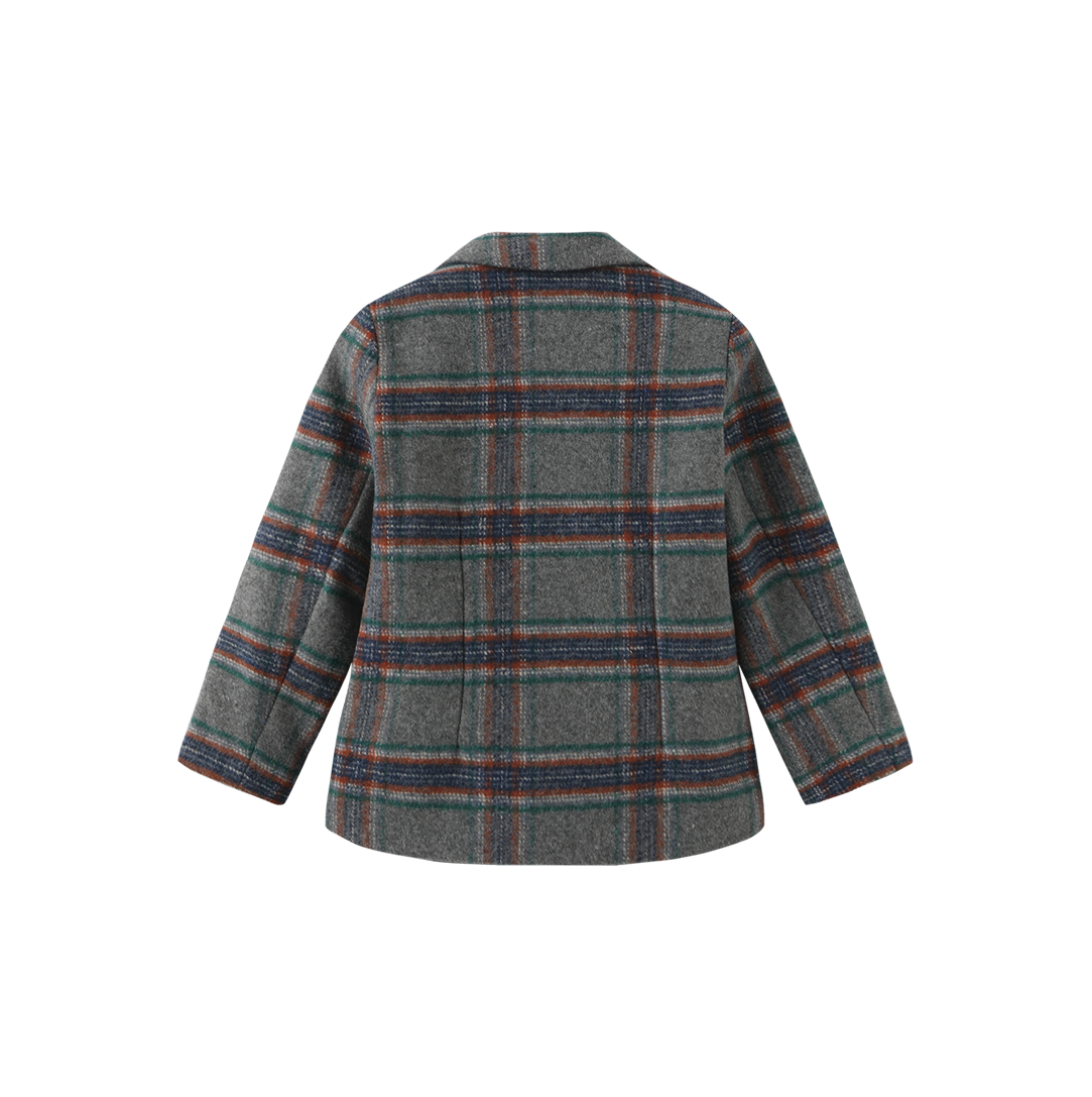 Fink Plaid Wool Blazer