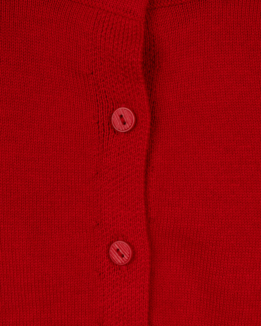 Cotton Knit Cropped Cardigan