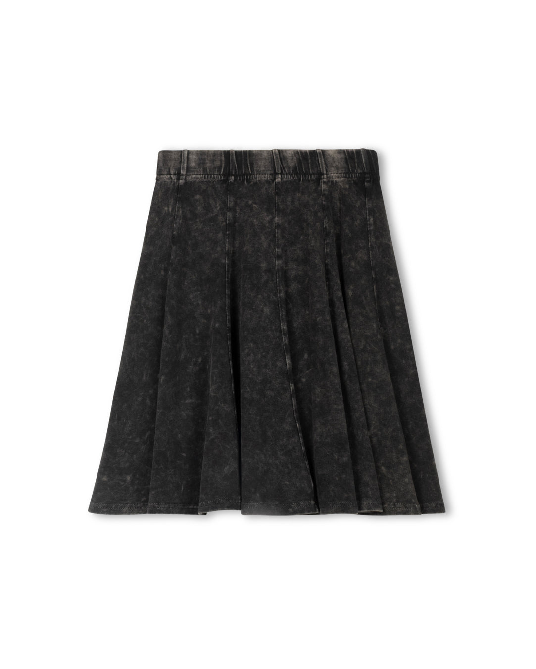 Mineral Wash Paneled Short Skirt